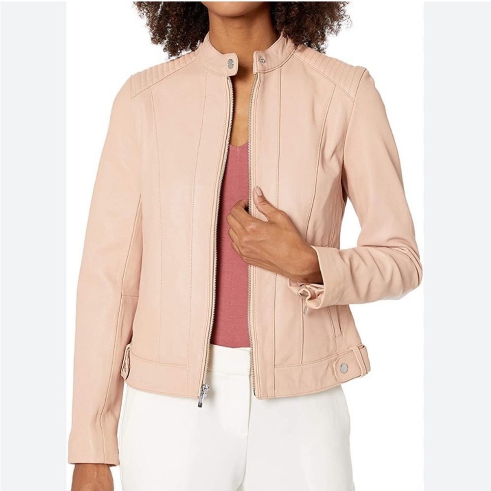 Cole Haan Lambskin Leather jacket